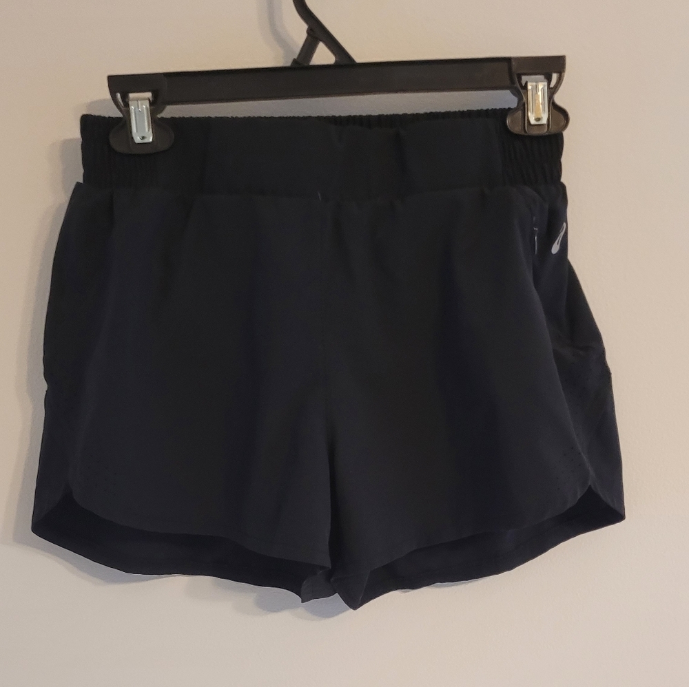 Asics Women's Black Athletic Shorts